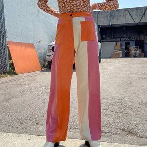 Pastiche Colorblock Pants | XS